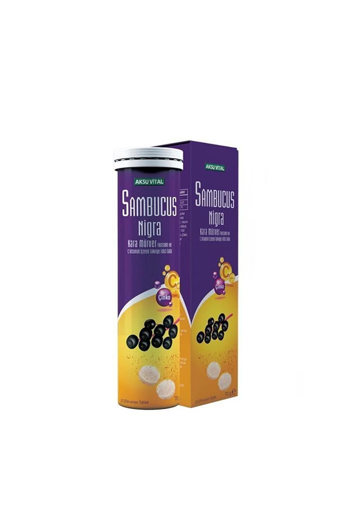 Shiffa Home Sambucus Aromasız Unisex Vitamin 20 Tablet