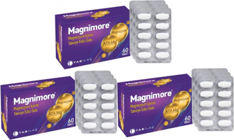 Tab İlaç Magnezyum Sade Unisex Vitamin 3x60 Tablet