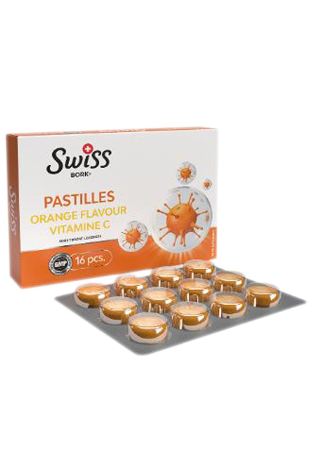 Swiss Bork Portakal Aromalı Unisex Vitamin 16 Tablet