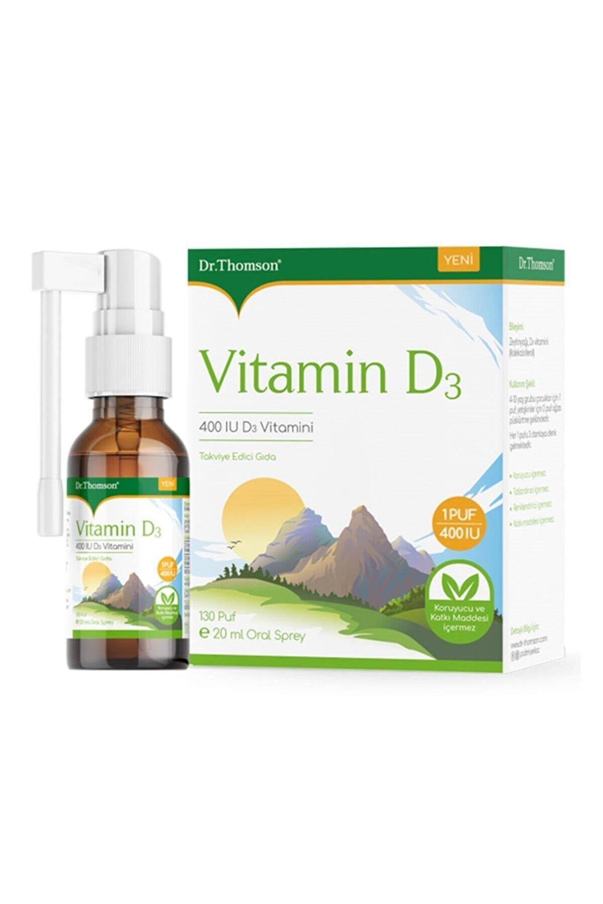 Dr. Thomson D3 Sade Çocuk Vitamin 20 ml