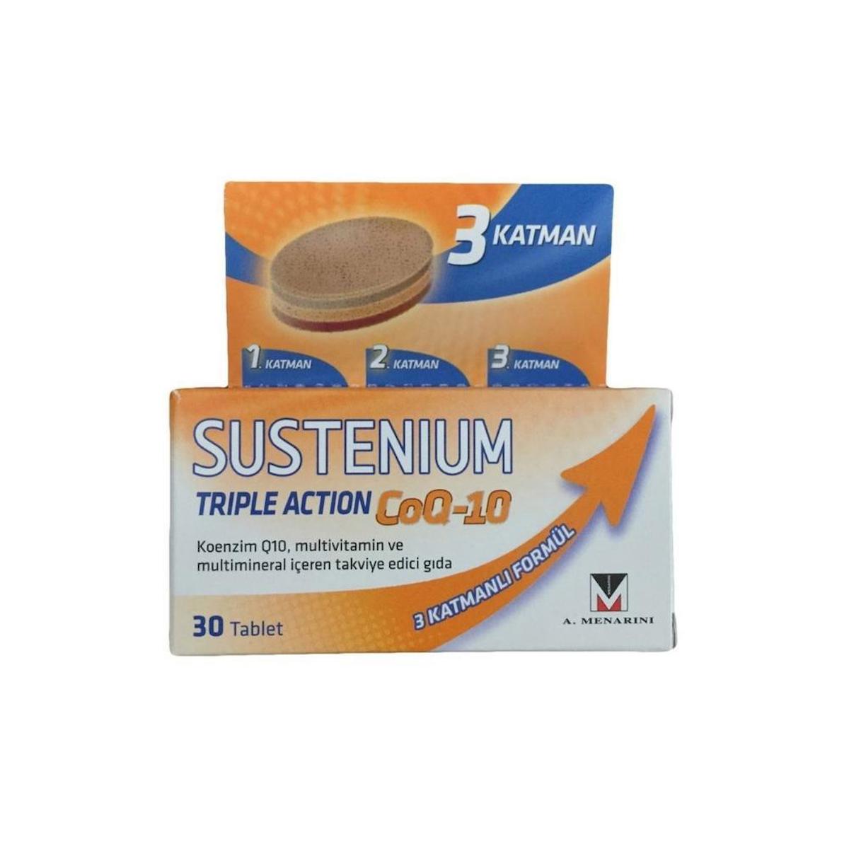 Sustenium Triple Action Coq-10 Sade Unisex Vitamin 30 Tablet