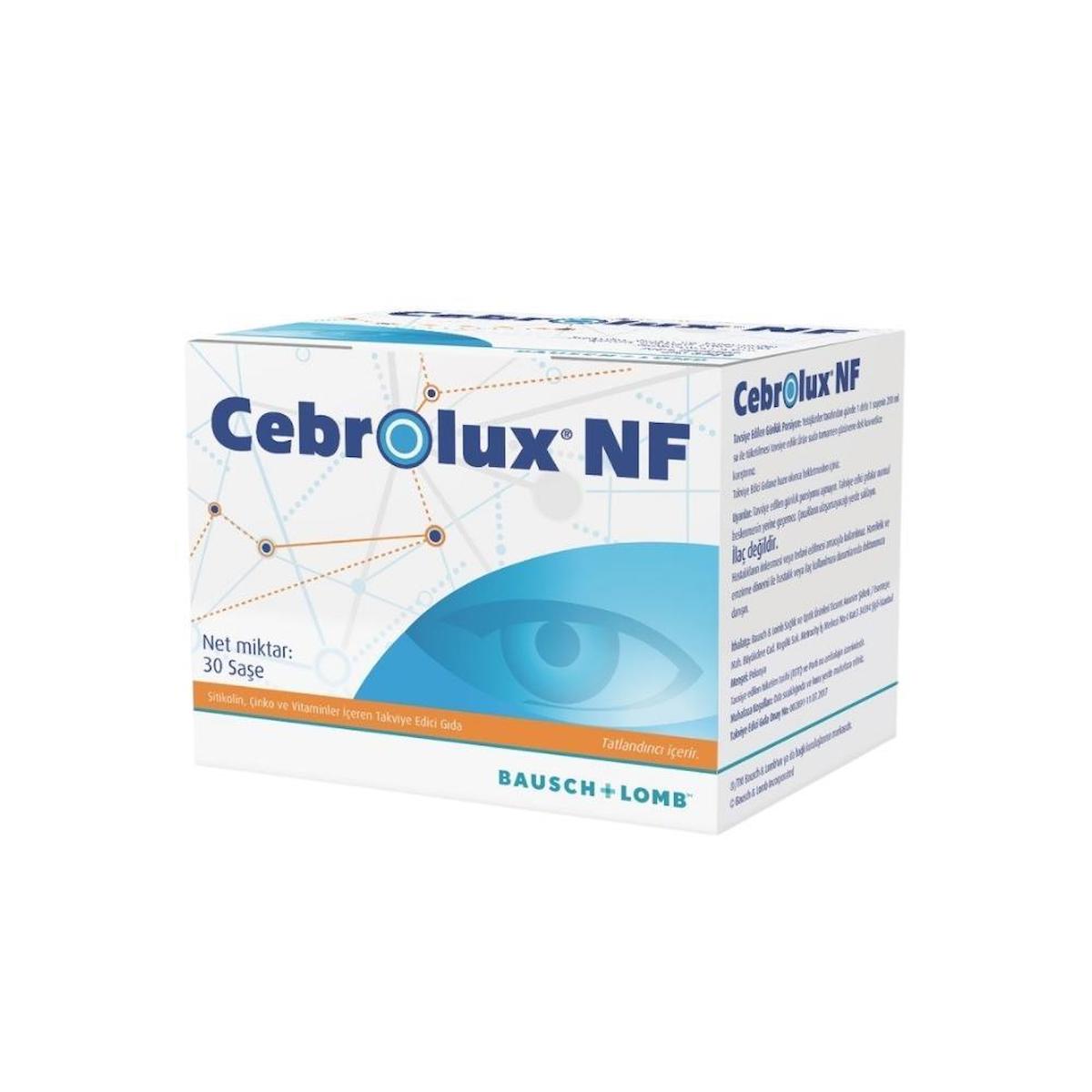 Bausch + Lomb Cebrolux Nf Sade Unisex Vitamin 30 Şase