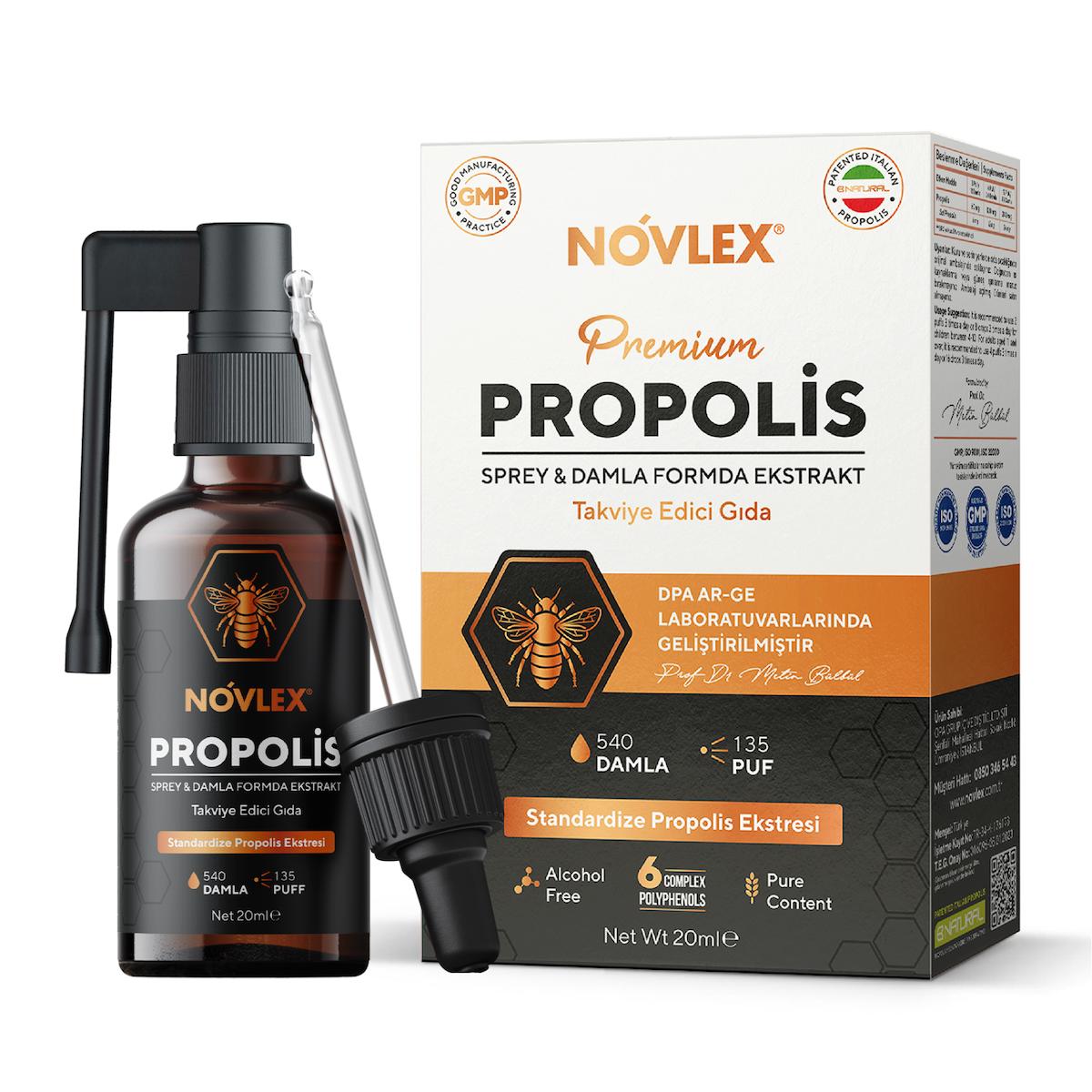 Biomet Novlex Propolis Aromalı Unisex Vitamin 20 ml