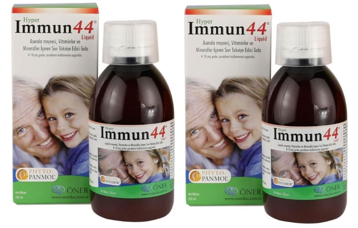 Hyper Immun 44 Aromalı Unisex Vitamin 2x250 ml