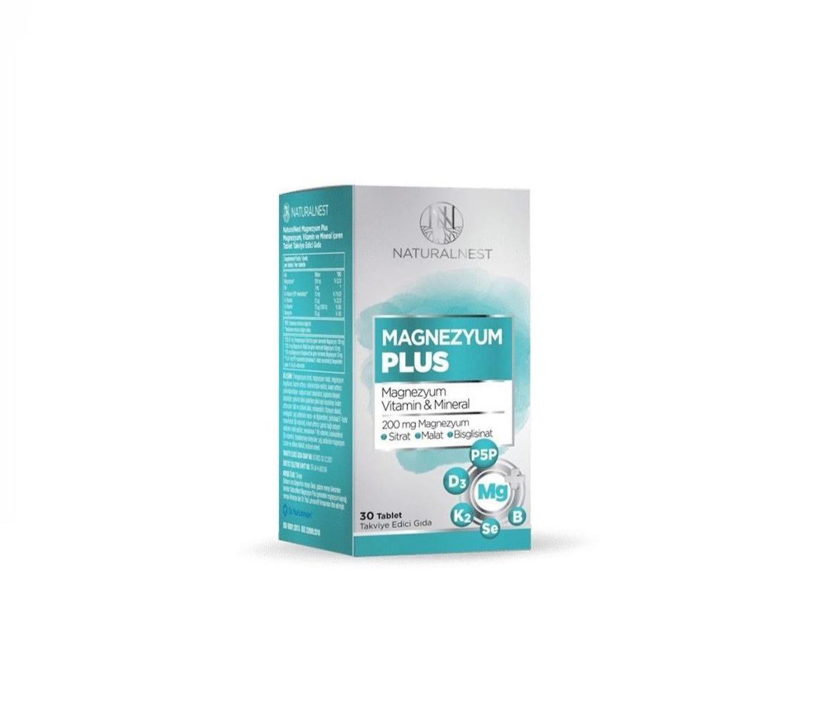 Naturalnest Magnezyum Sade Çocuk Vitamin 30 Tablet