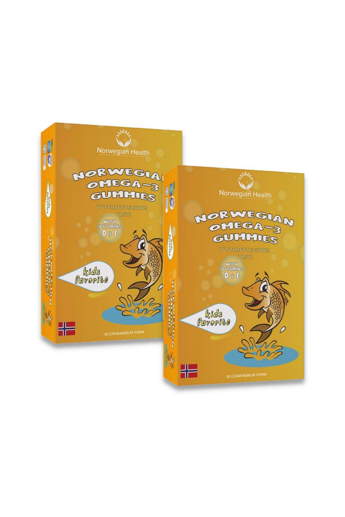 Norwegian Health Omega-3 Aromalı Çocuk Vitamin 2x30 Kapsül