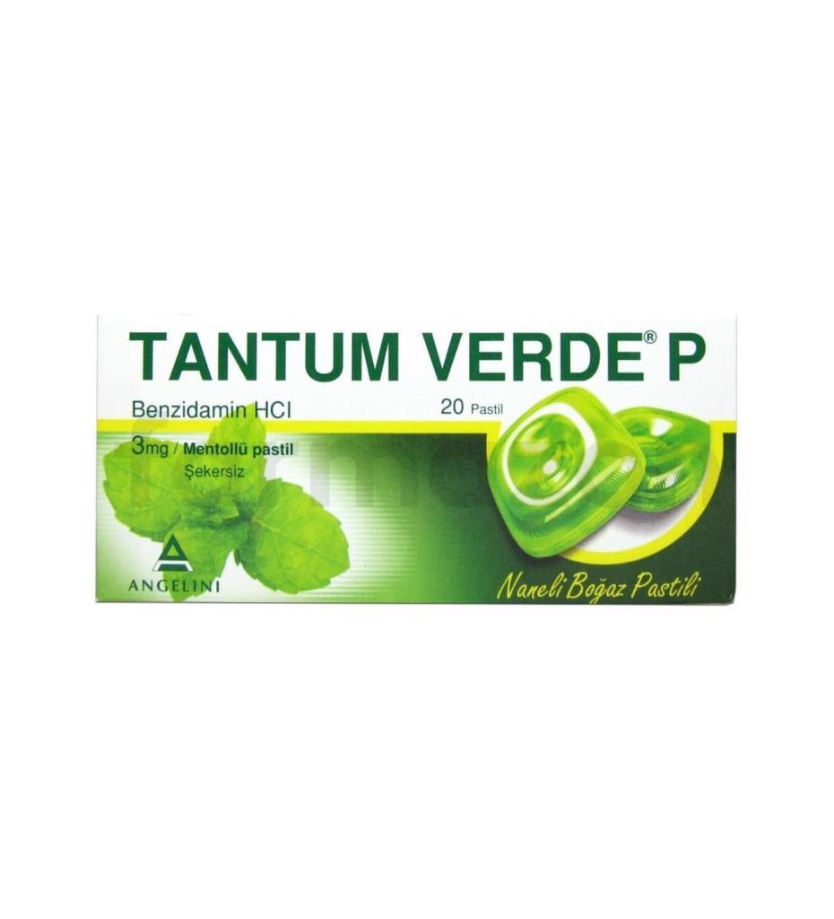 Angelını Tantum Verde Aromalı Unisex Vitamin 20 Pastil
