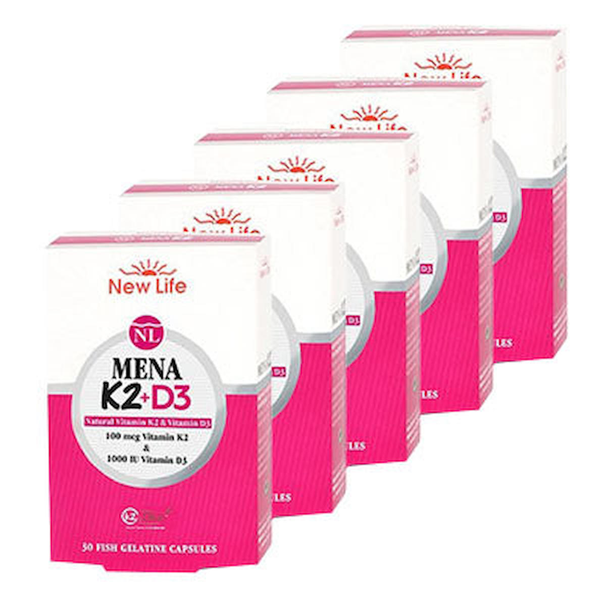Newlife K2 Vitamini Sade Unisex 5x30 Kapsül