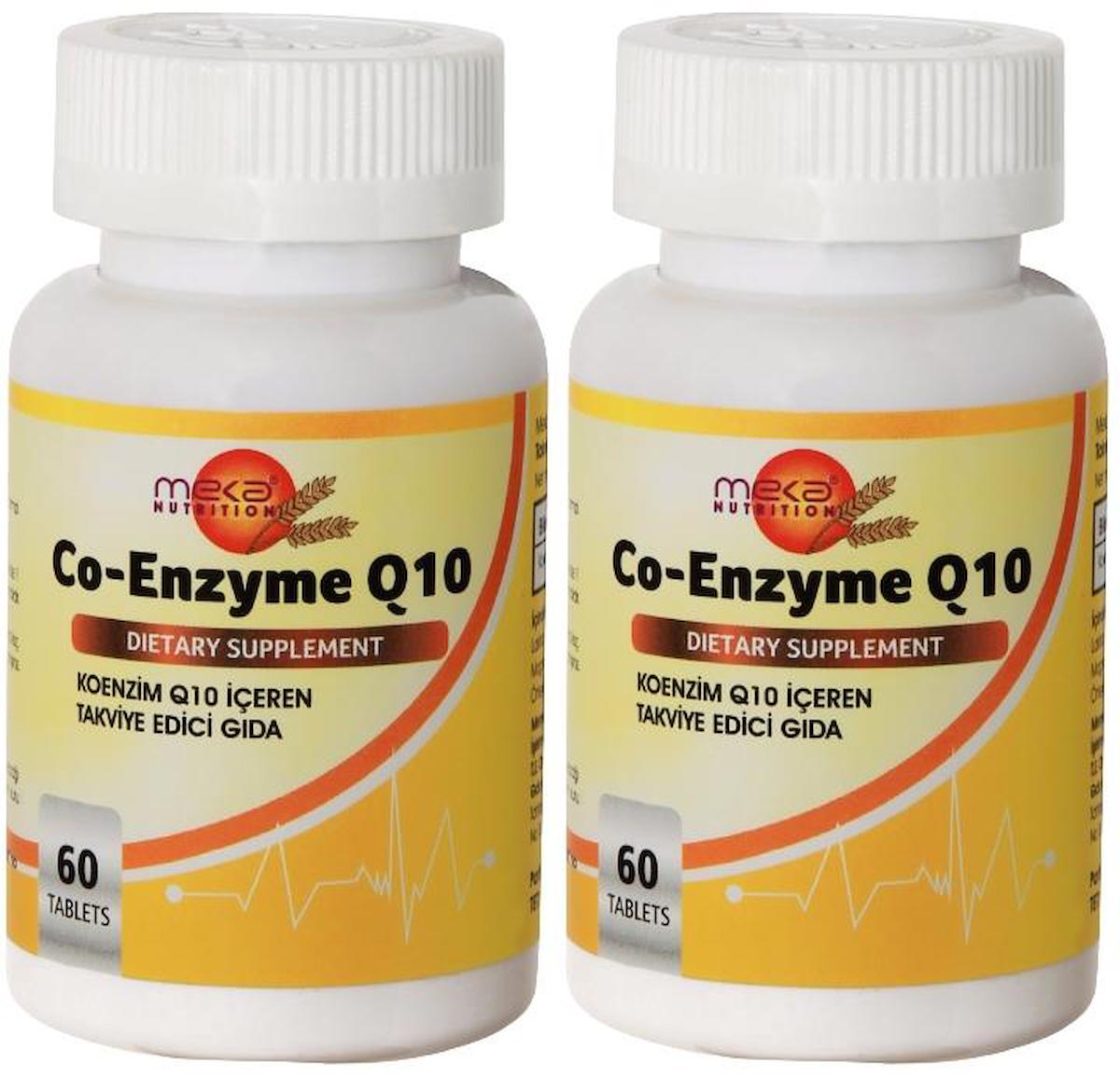 Meka Nutrition Koenzim Q10 Aromasız Unisex Vitamin 2x60 Tablet