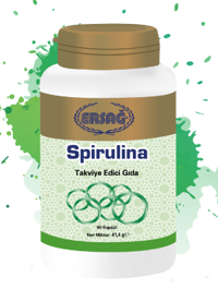 Ersağ Spirulina Sade Unisex Vitamin 90 Kapsül