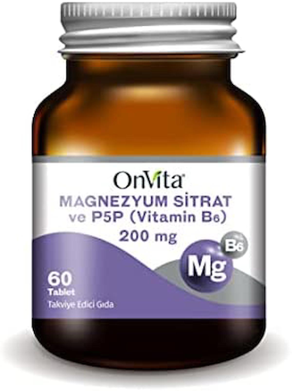 Onvita Magnezyum Aromasız Unisex Vitamin 60 Tablet
