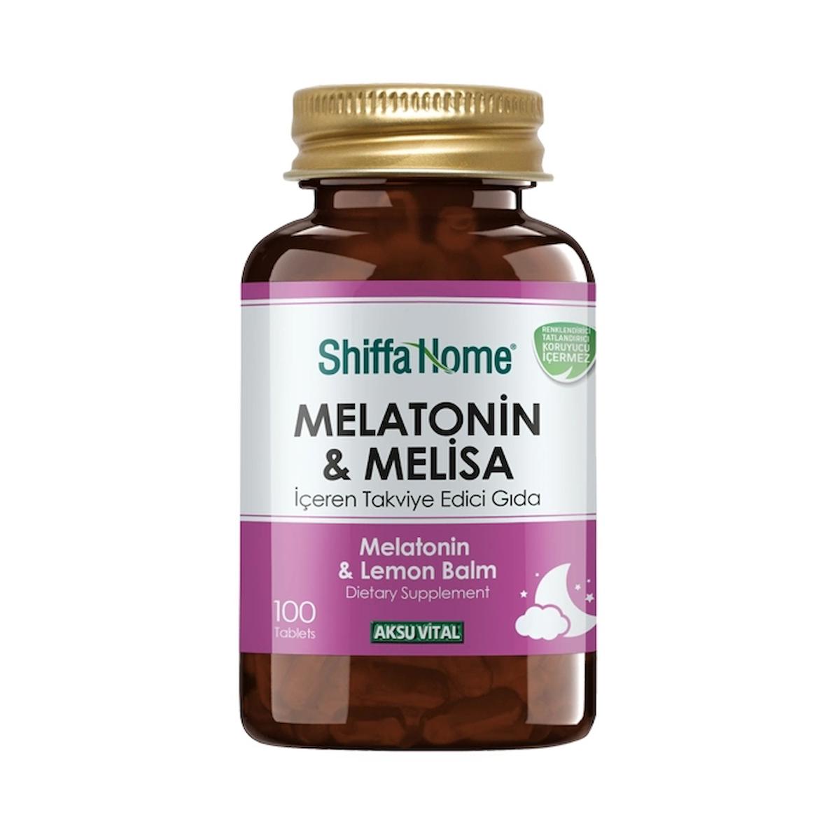 Shiffa Home Melatonnin Aromasız Unisex Vitamin 100 Kapsül