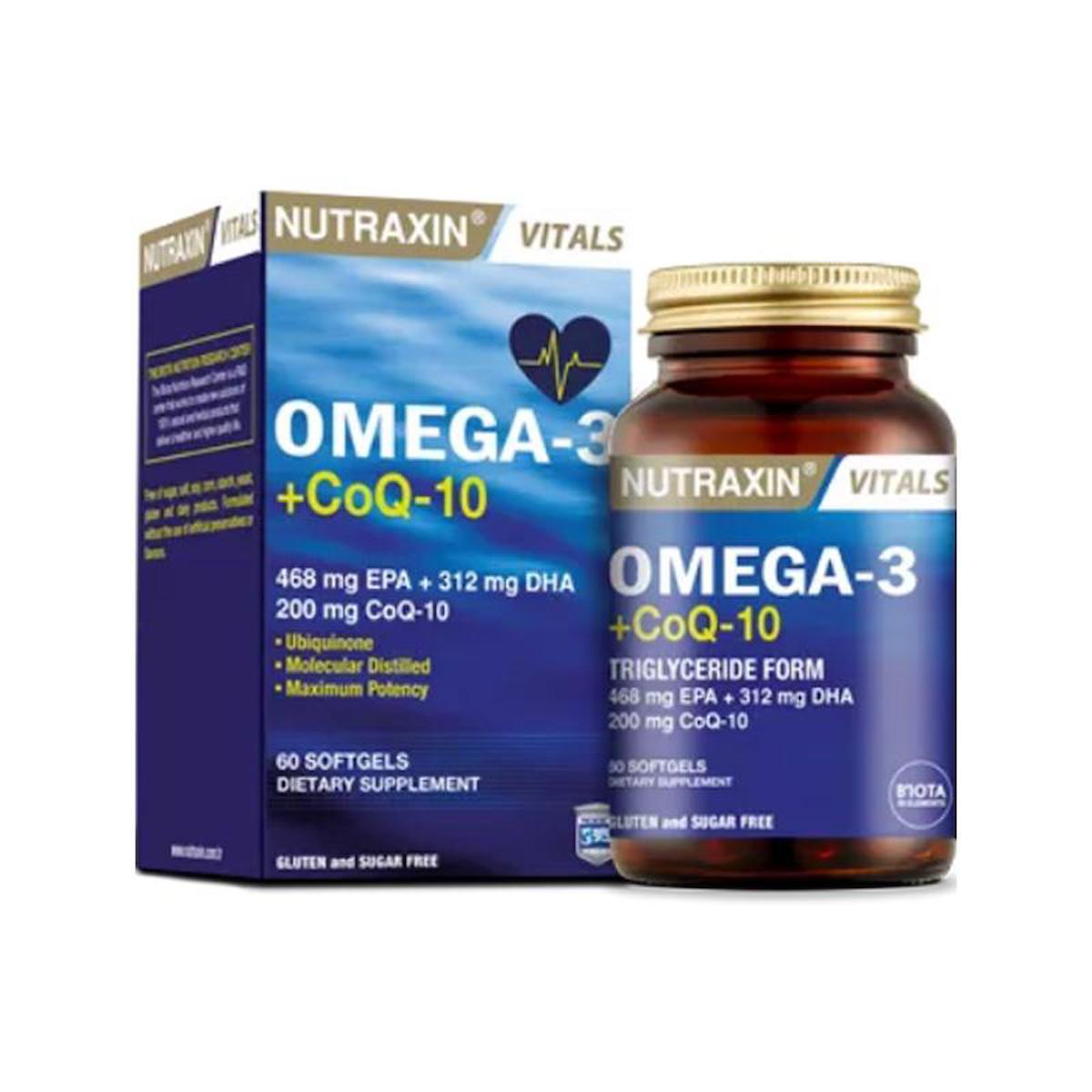 Nutraxin Plus Omega-3 Aromasız Unisex Vitamin 60 Tablet