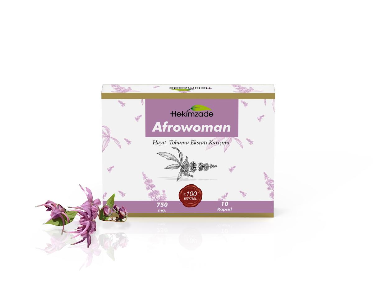 Hekimzade Afrowoman Aromasız Kadın Vitamin 10 Kapsül