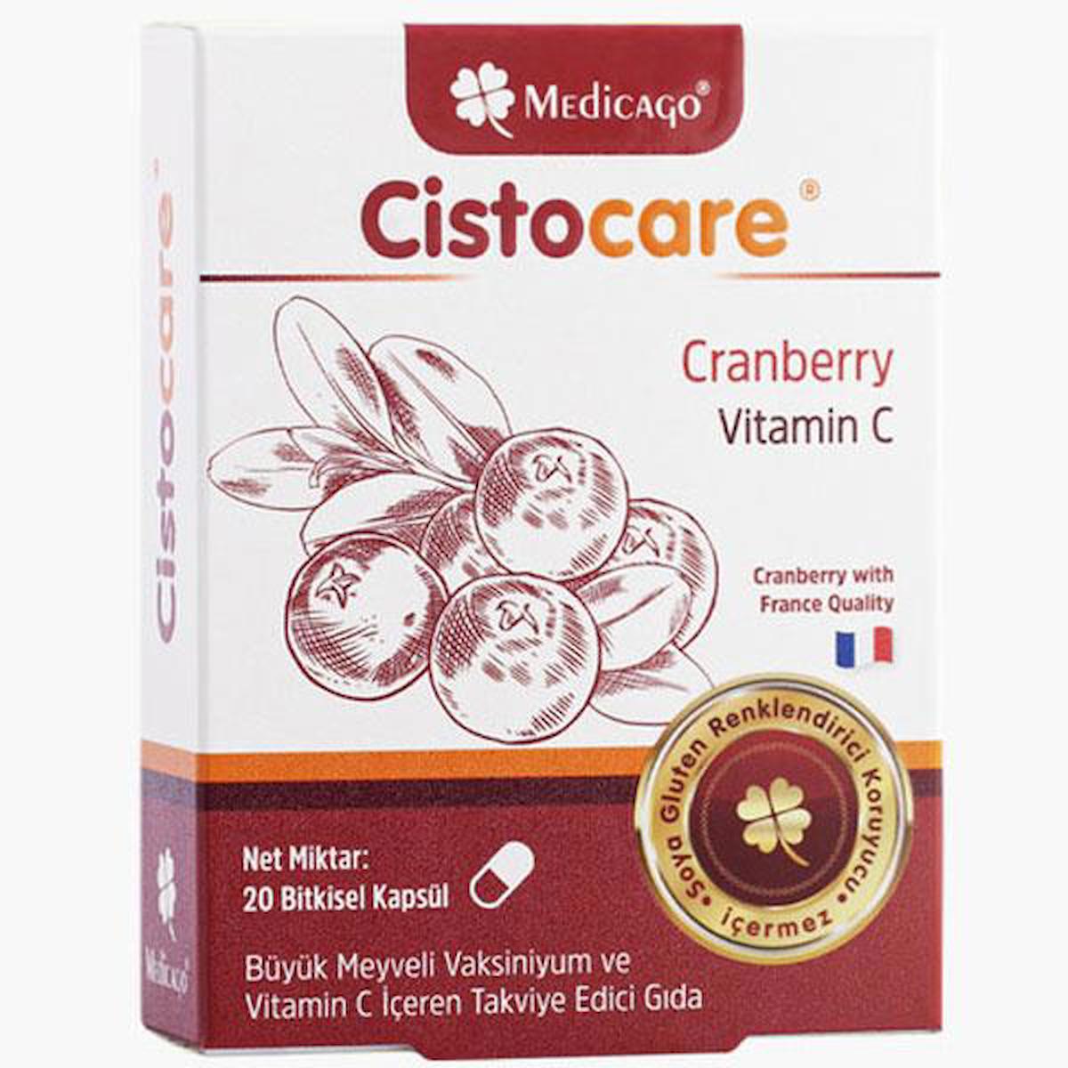 Medicago Aromasız Unisex Vitamin 20 Kapsül
