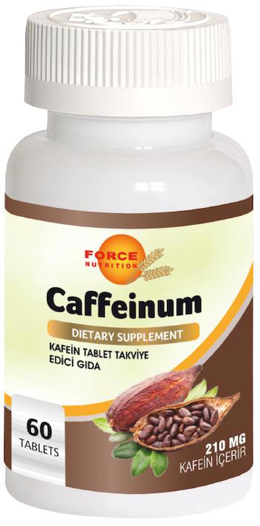 Force Nutrition Kafein Kafenyum Aromasız Unisex Vitamin 60 Tablet