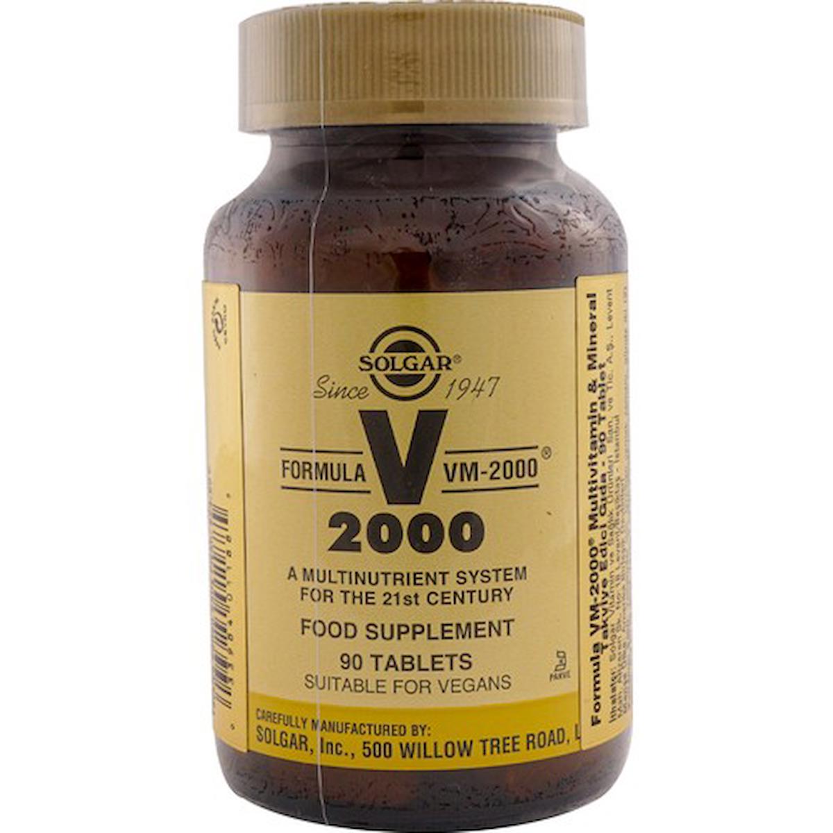 Solgar Vm 2000 Aromasız Unisex Vitamin 90 Tablet