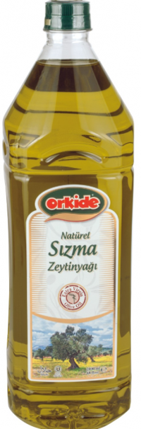 Orkide Natürel Polifenolsüz Soğuk Sıkım Olgun Hesap Pet Sızma Zeytinyağı 2 lt