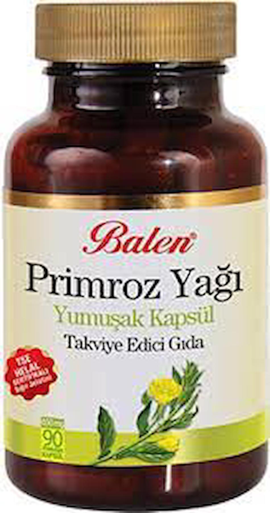 Balen Primroz Yağı Sade Unisex Vitamin 90 Kapsül