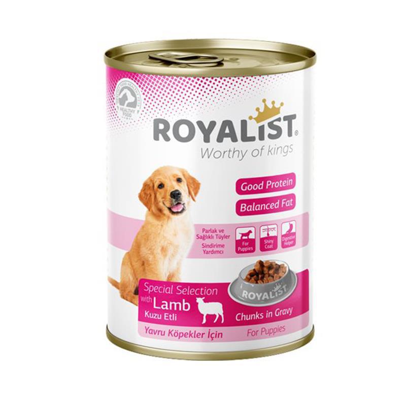 Royalist Special Selection Kuzu Etli Yavru Yaş Köpek Maması 400 gr Tekli