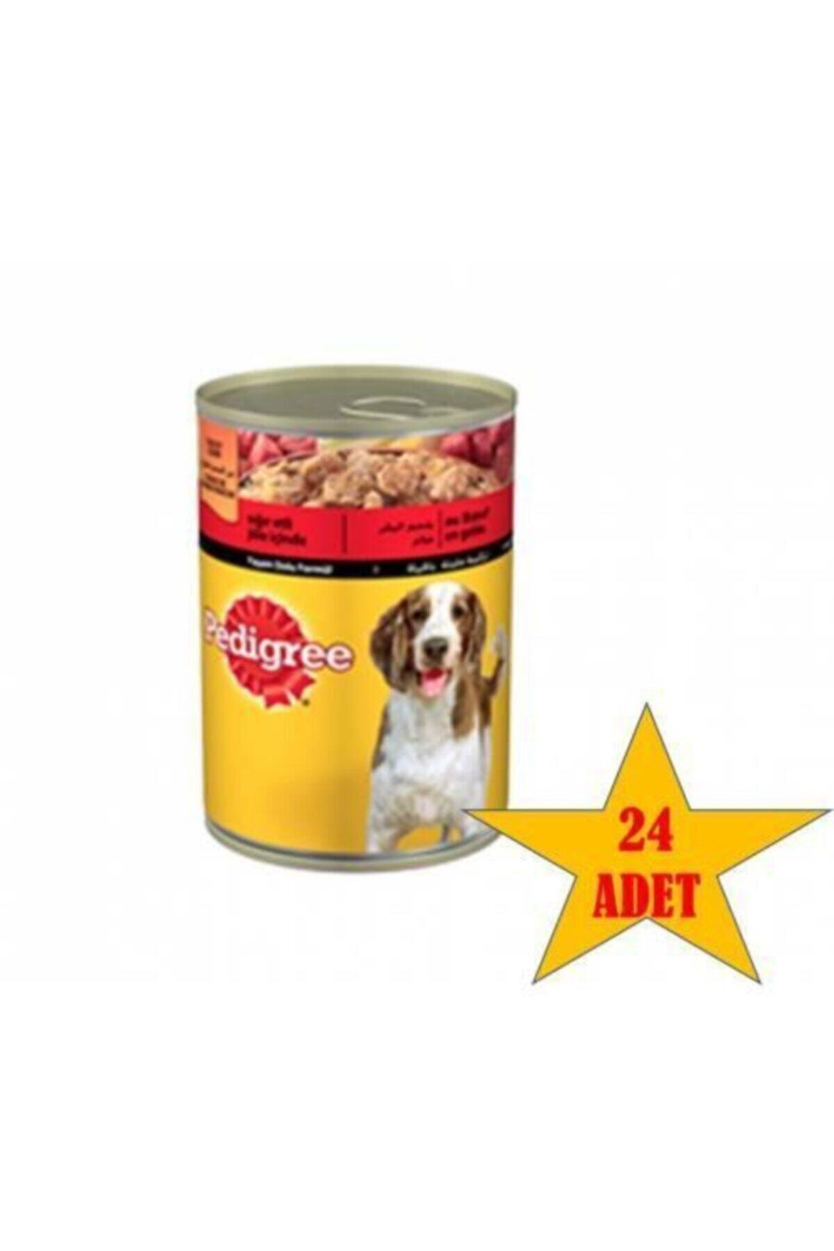 Pedigree Biftekli Yaş Köpek Maması 400 gr 24'lü