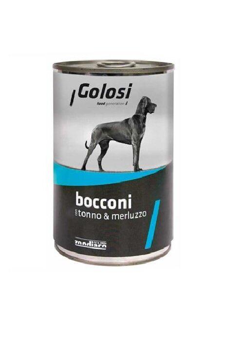 Golosi Morina ve Ton Balıklı Yetişkin Yaş Köpek Maması 400 gr Tekli