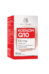Naturalnest Coenzyme Q10 Sade Yetişkin Bitkisel Besin Desteği 30 Kapsül