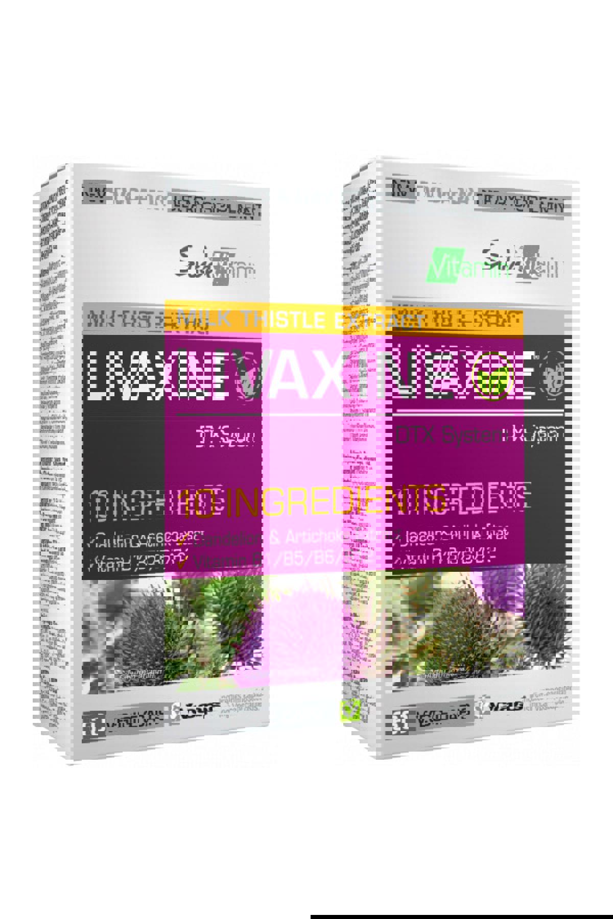 Suda Vitamin Livaxine Aromasız Yetişkin Bitkisel Besin Desteği 60 Tablet