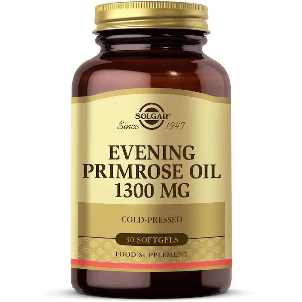 Solgar Evening Primrose Oil Aromasız Yetişkin Bitkisel Besin Desteği 30 Kapsül