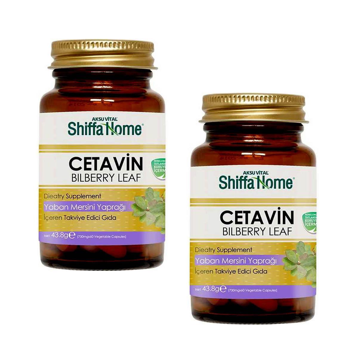 Shiffa Home Cetavin Aromasız Yetişkin Bitkisel Besin Desteği 2x60 Kapsül
