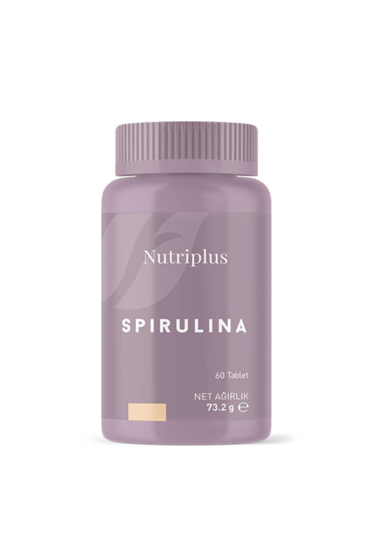 Farmasi Nutrıplus Spırulına Sade Yetişkin Bitkisel Besin Desteği 60 Tablet