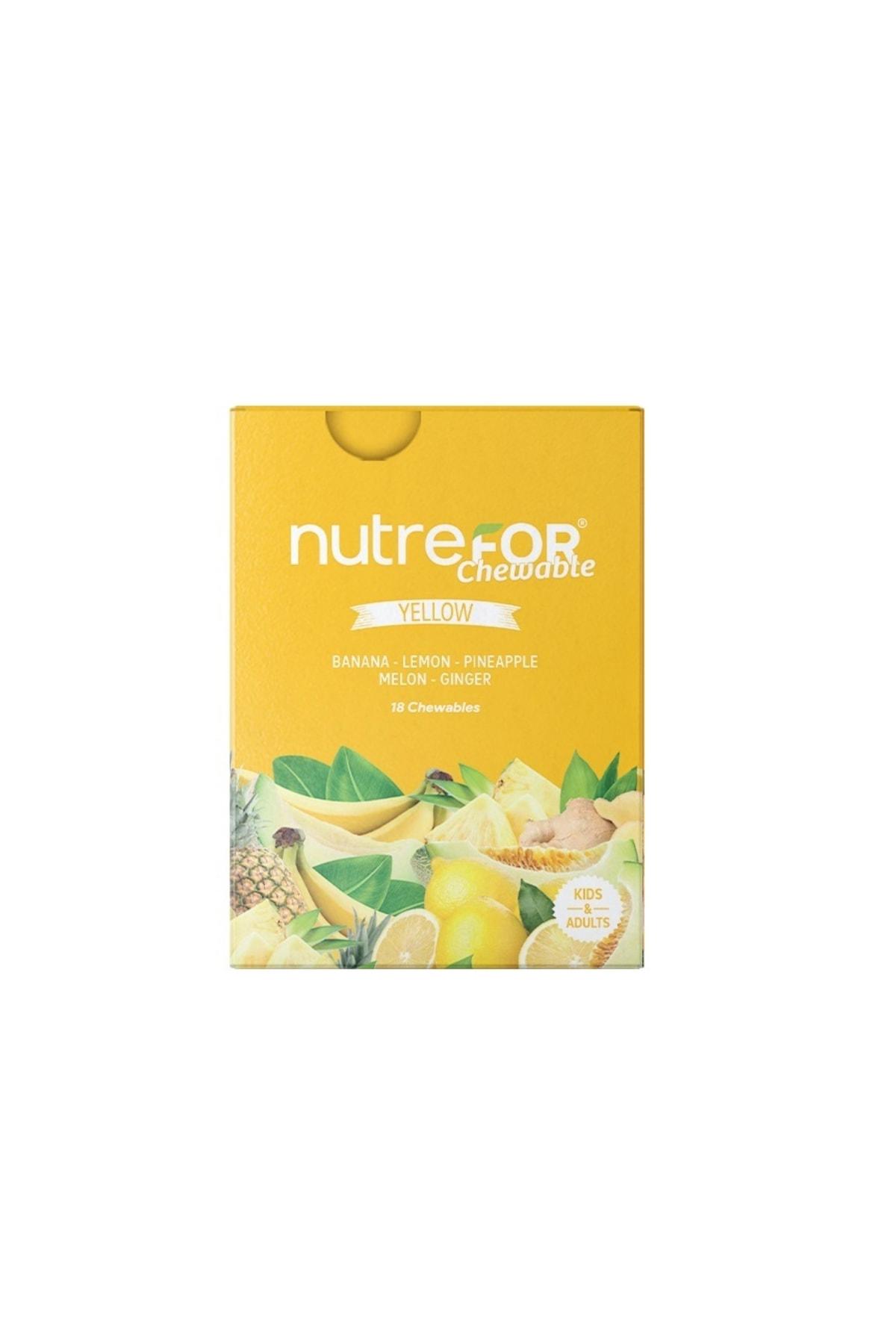Nutrefor Chewable Yellow Çocuk Bitkisel Besin Desteği 18 Tablet