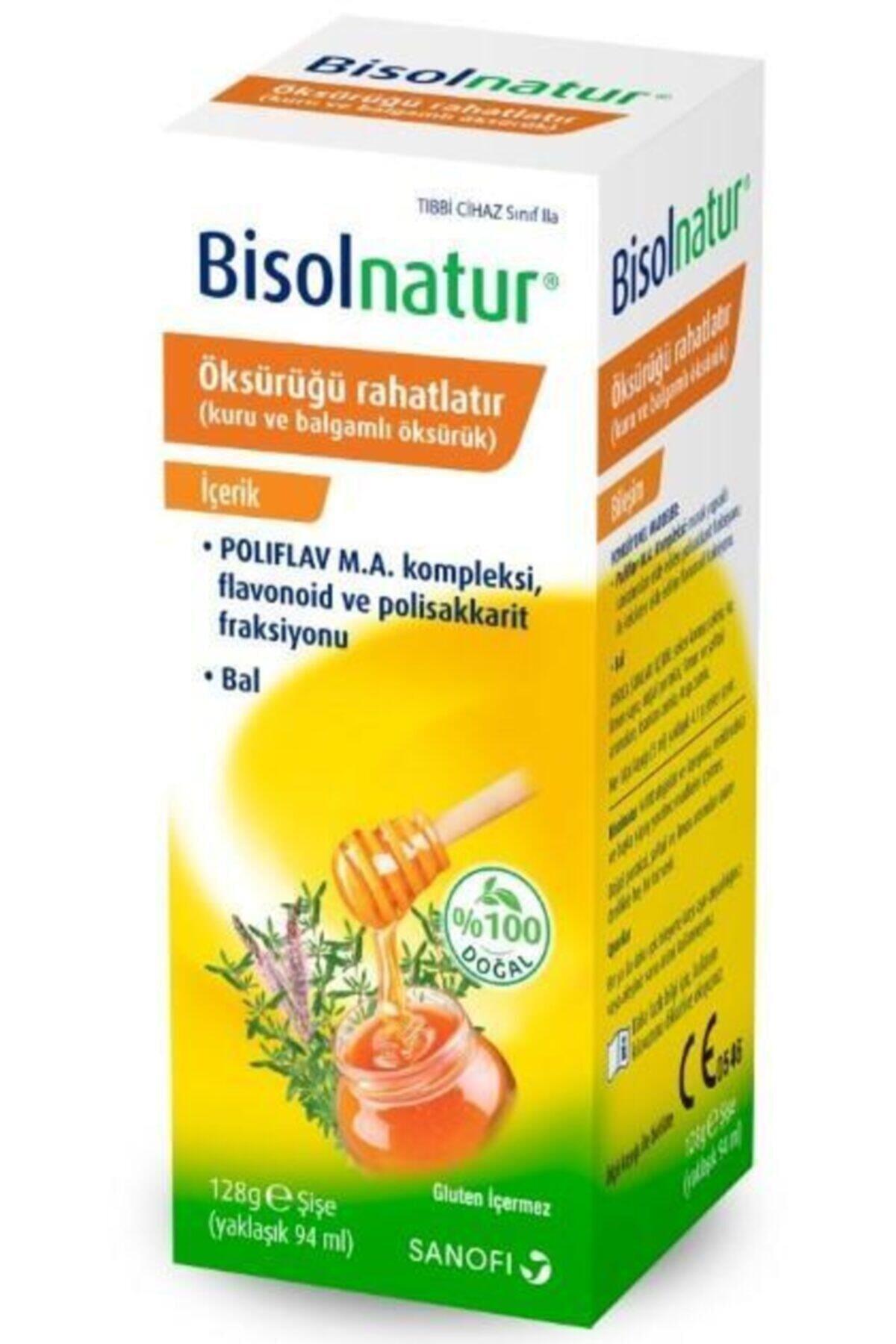 Sanofi Bisolnatur Aromalı Yetişkin Bitkisel Besin Desteği 128 gr