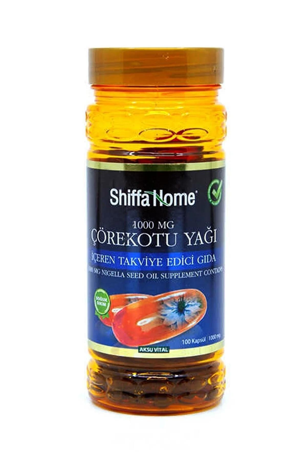 Shiffa Home Çörekotu Yağı Aromasız Yetişkin Bitkisel Besin Desteği 100 Kapsül