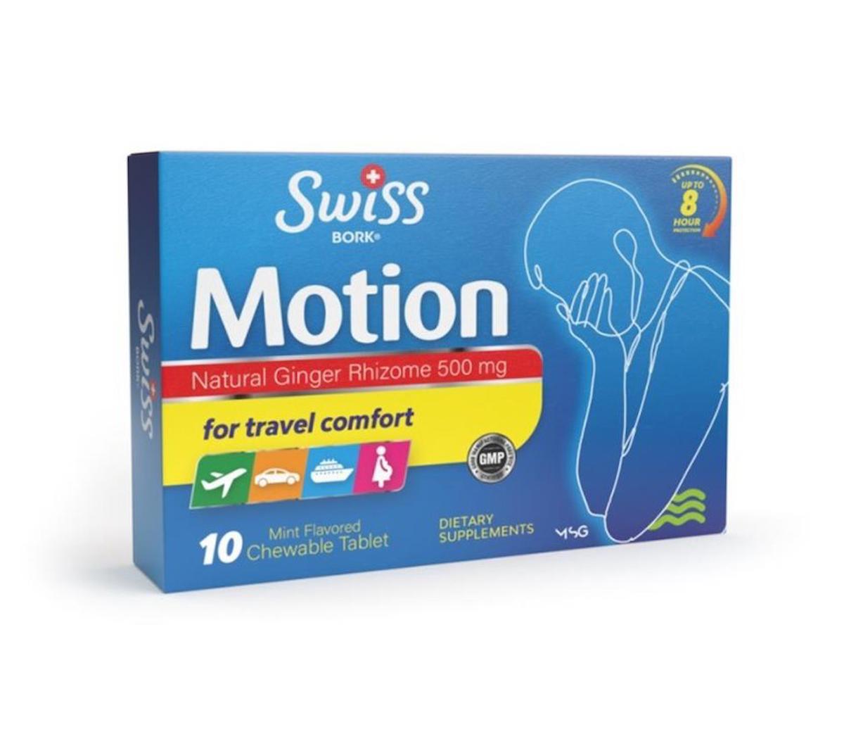 Swıss Bork Motion Aromalı Yetişkin Bitkisel Besin Desteği 10 Tablet
