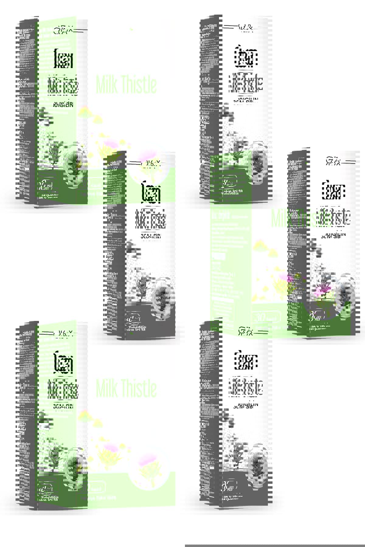 Ocean Milk Thistle Aromasız Yetişkin Bitkisel Besin Desteği 3x30 Tablet