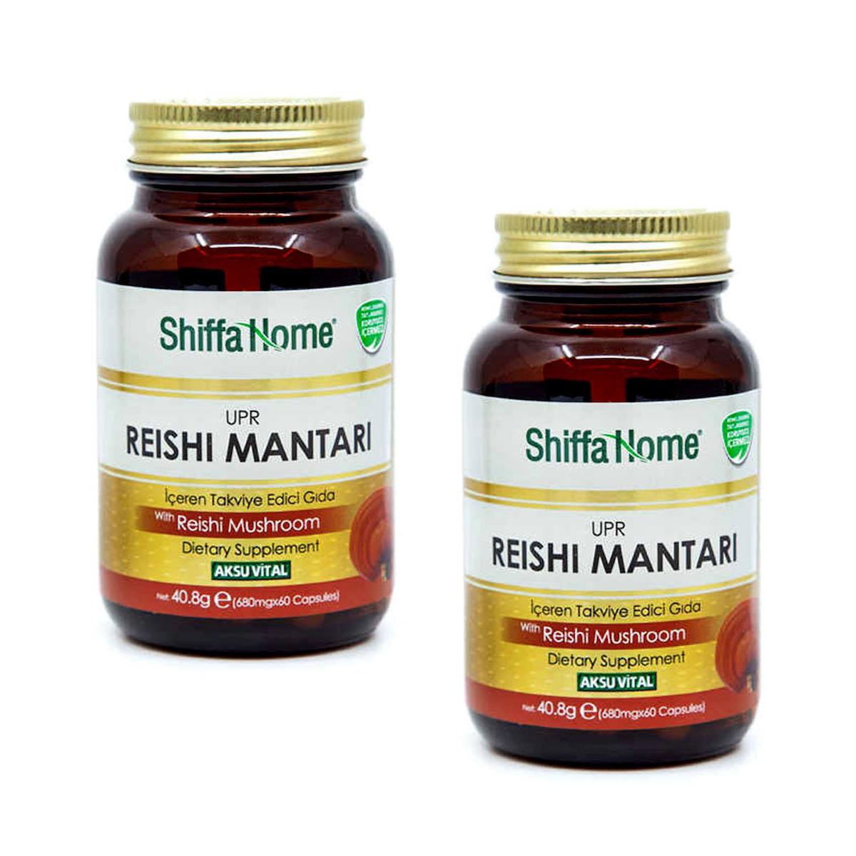 Shiffa Home Aksuvital Shiffa Home Upr Aromasız Yetişkin Bitkisel Besin Desteği 2x60 Kapsül