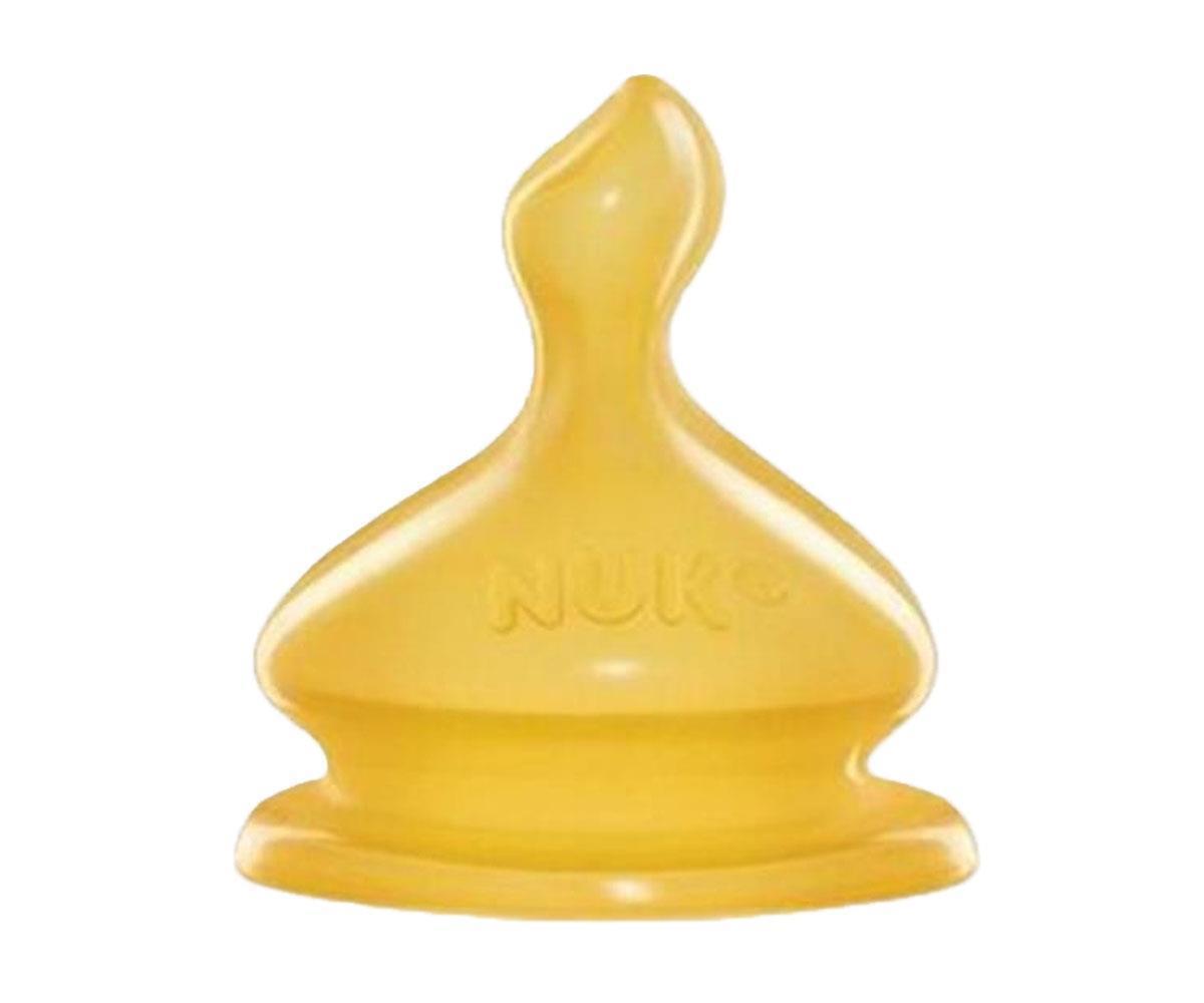 Nuk First Choice Kauçuk Yenidoğan 0-6 Ay Orta Akışlı Geniş Ağızlı Damaklı Biberon Emziği