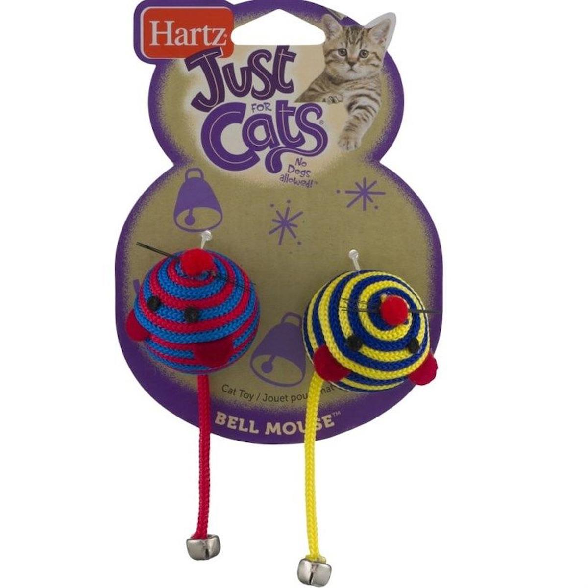 Hartz Cats Bell Mouse Hareketli Isırma Yavru-Yetişkin Top Kedi Oyuncağı