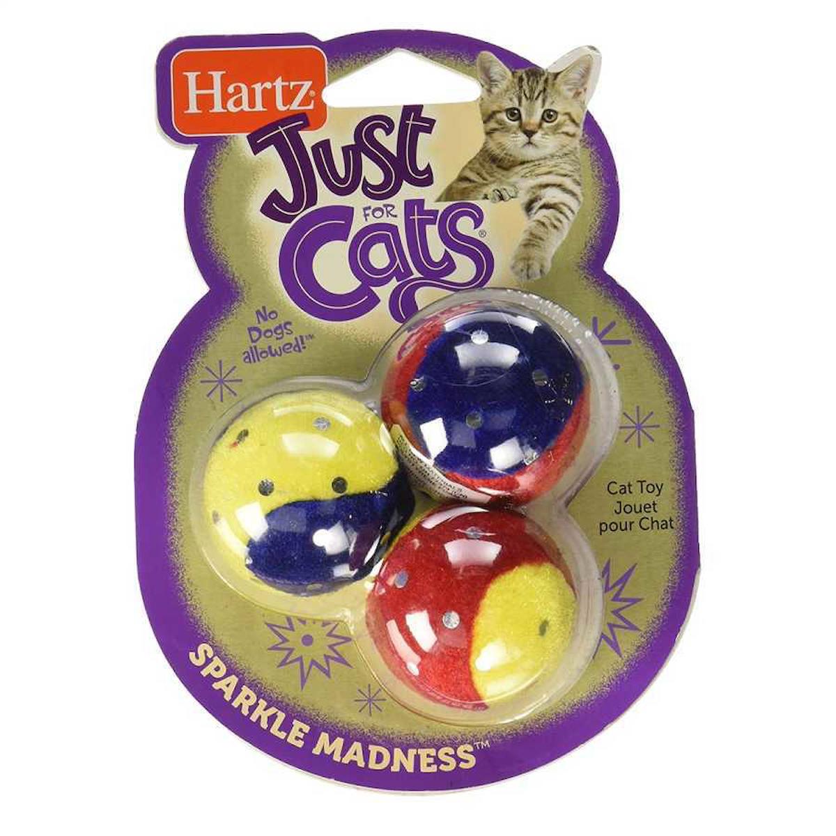 Hartz Roll About Hareketli Sesli Isırma Yavru-Yetişkin Top Kedi Oyuncağı