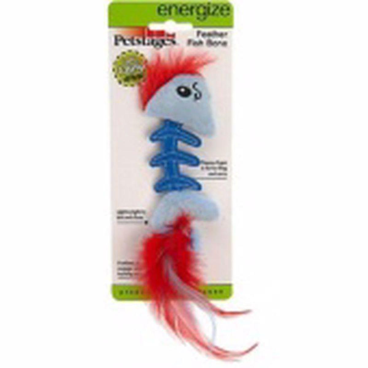 Petstages Feather Fish Tüylü Isırma Yavru-Yetişkin Balık Kedi Oyuncağı