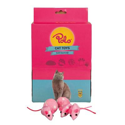 Polo Isırma Yavru-Yetişkin Fare Kedi Oyuncağı
