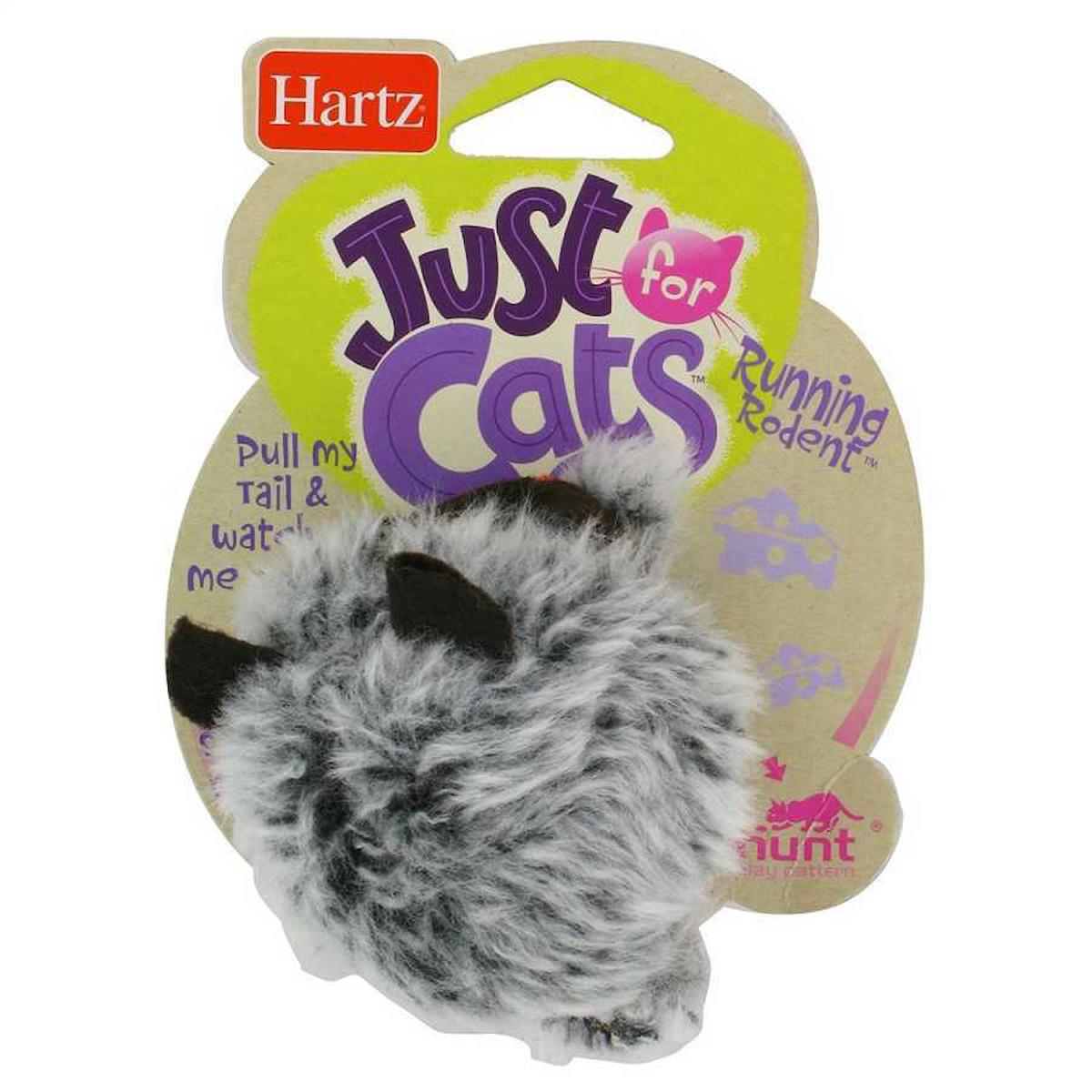 Hartz Cats Runnig Rodent Peluş Isırma Yavru-Yetişkin Fare Kedi Oyuncağı
