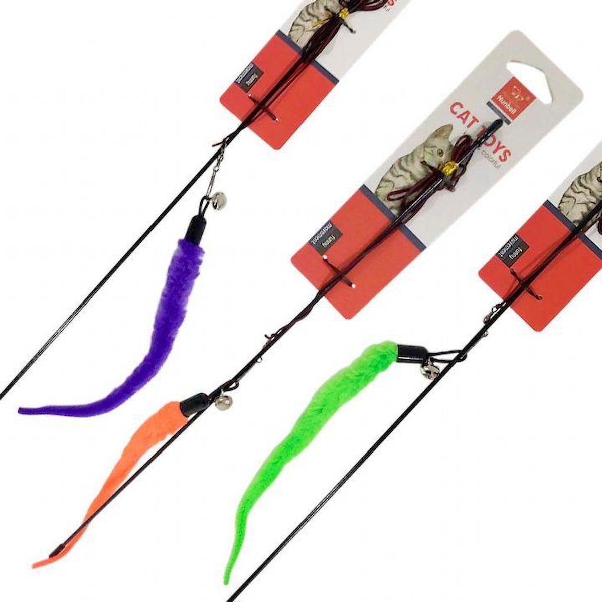 Nunbell Hareketli Isırma Yavru-Yetişkin Olta Kedi Oyuncağı