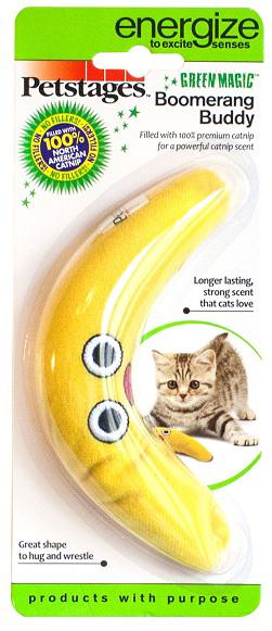 Petstages Boomerang Kedi Otlu Peluş Aktivite Yavru-Yetişkin Aktivite Kedi Oyuncağı
