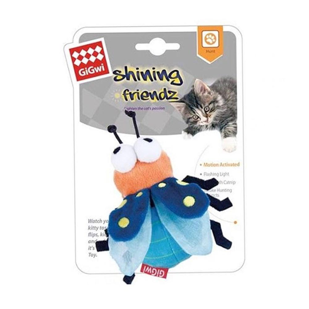 Gigwi Shining Friendz Kedi Otlu Isırma Yavru-Yetişkin Fare Kedi Oyuncağı