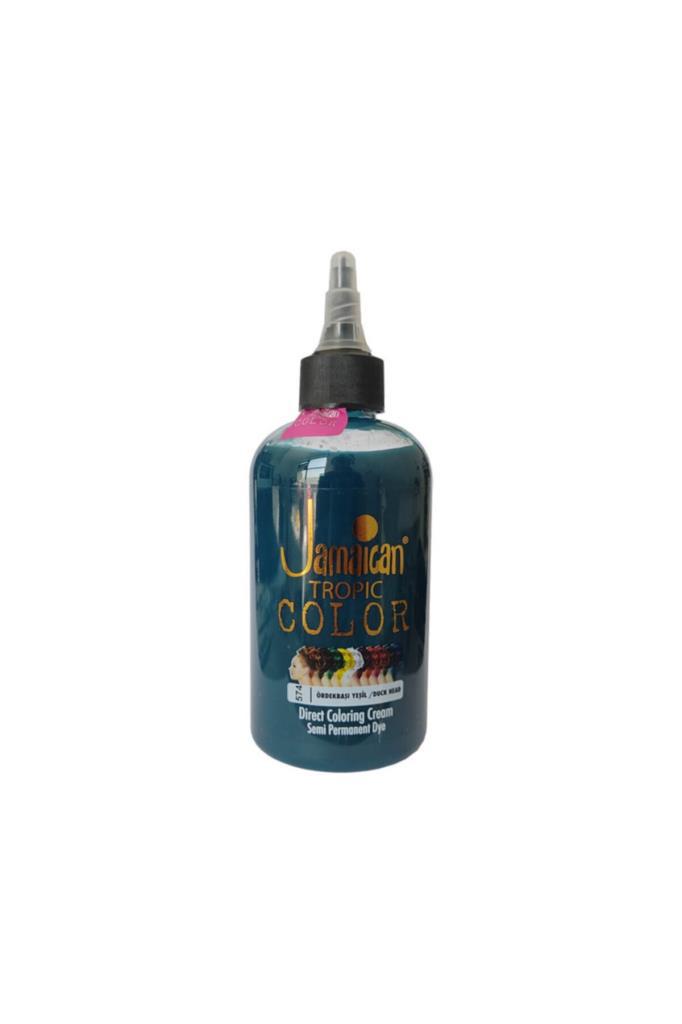 Jeans Color 574 Ördekbaşı Yeşil Amonyaksız Krem Saç Boyası 250 ml