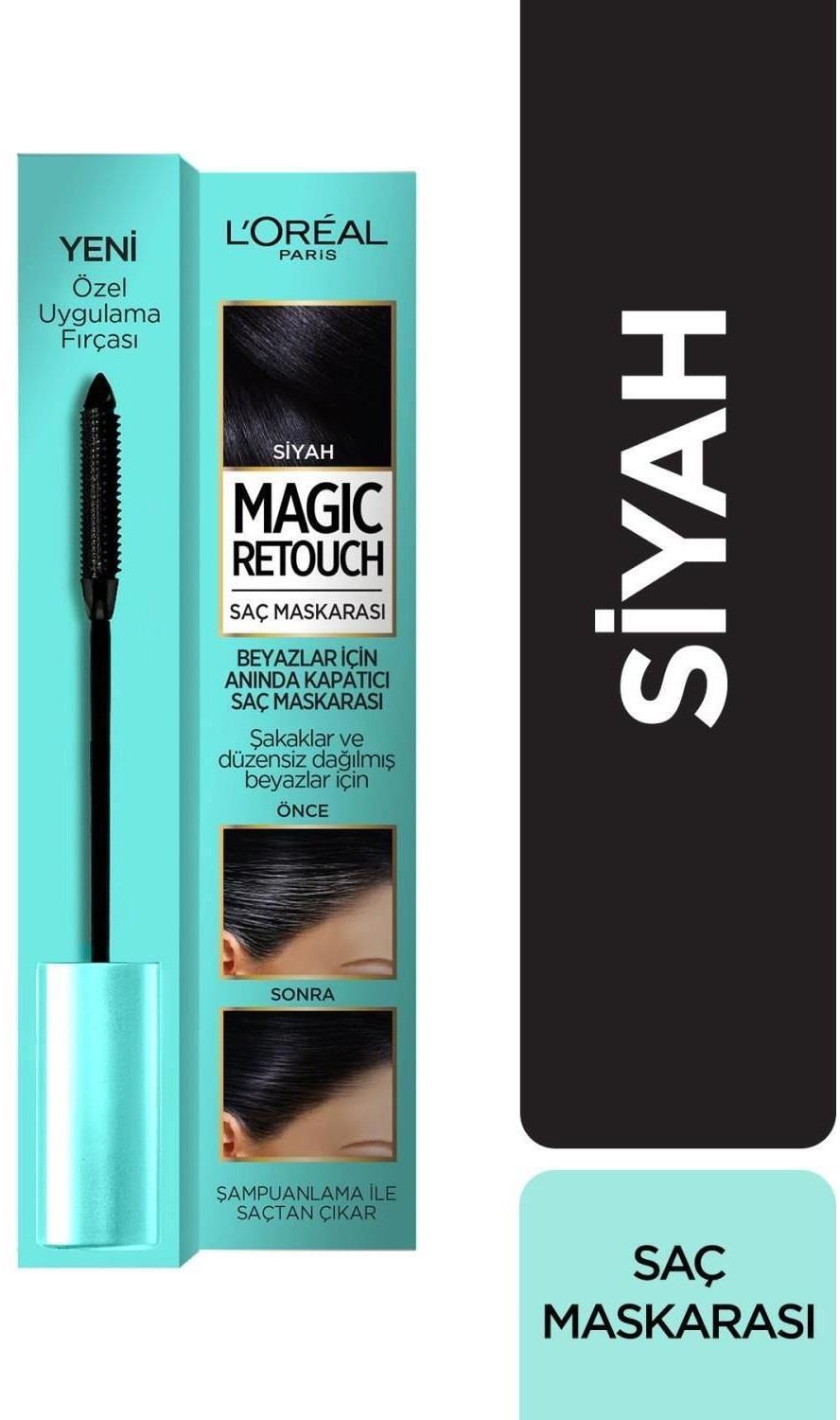 L'Oréal Paris Siyah Maskara Saç Boyası 8 ml
