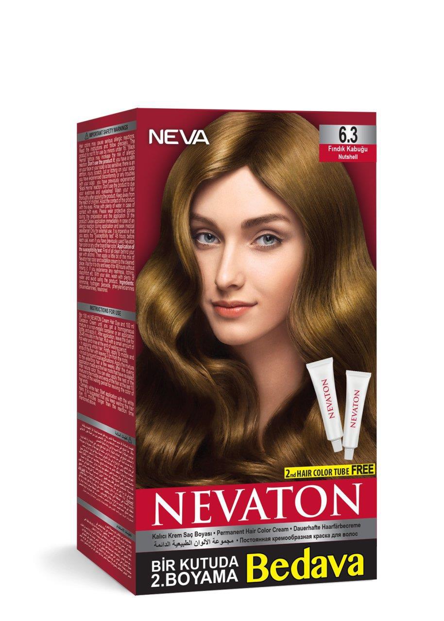 Neva 6.3 Fındık Kabuğu Krem Saç Boyası