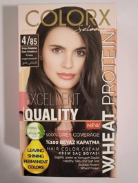 Colorx 4.85 Koyu Kestane Krem Saç Boyası 60 ml
